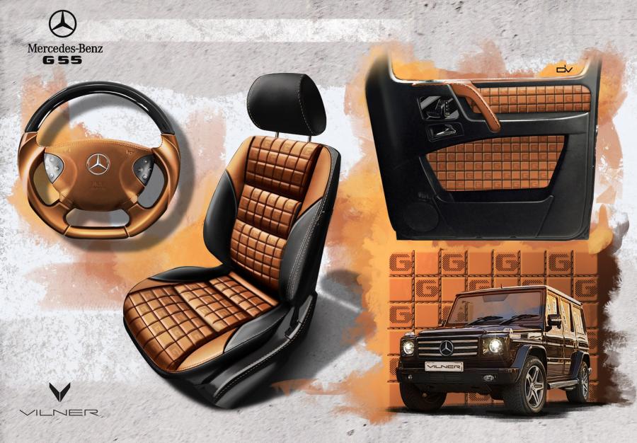 Эскиз Mercedes-Benz G55 AMG by Vilner 2017 года  (фото 13 из 13)